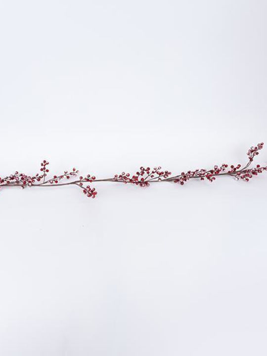 Red Snowy Berry Garland 166cm