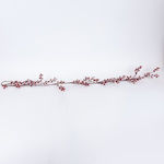 Red Snowy Berry Garland 166cm