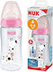 Nuk Plastic Baby Bottle Anti-Colic with Silicone Nipple for 0-6 months Pink 300ml