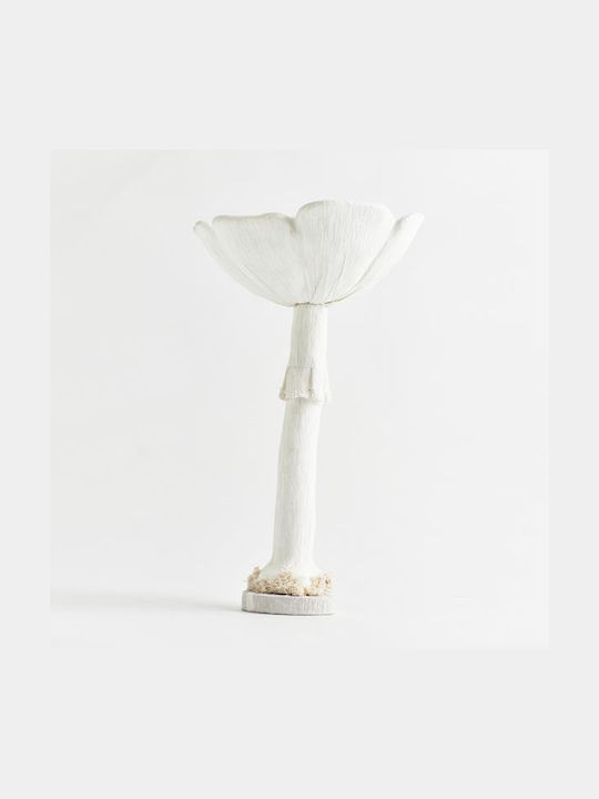 White Mushroom White Trunk 25x25x42cm