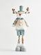 Eurolamp Reindeer Man Blue Clothes 23x17x19cm
