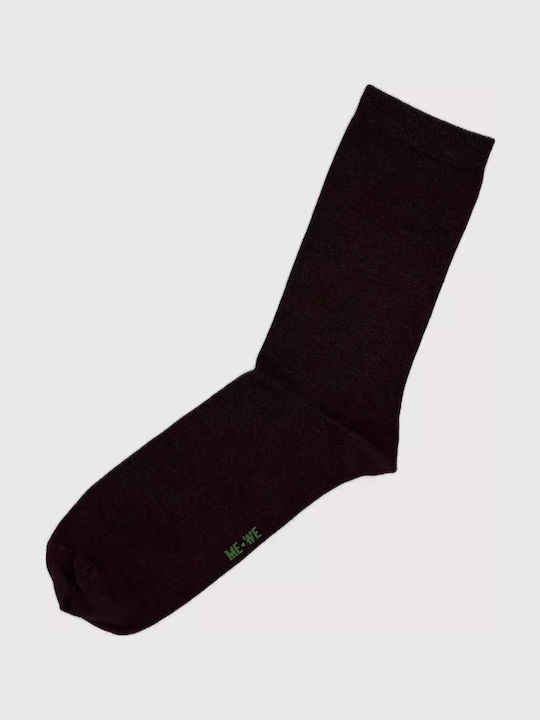 ME-WE Women's Socks Burgundy