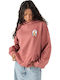 Women's Sweatshirt Hooded Burgundy