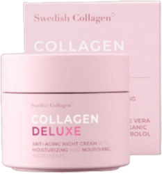 Swedish Collagen Deluxe Αντιγηραντική Κρέμα Νυκτός 50ml