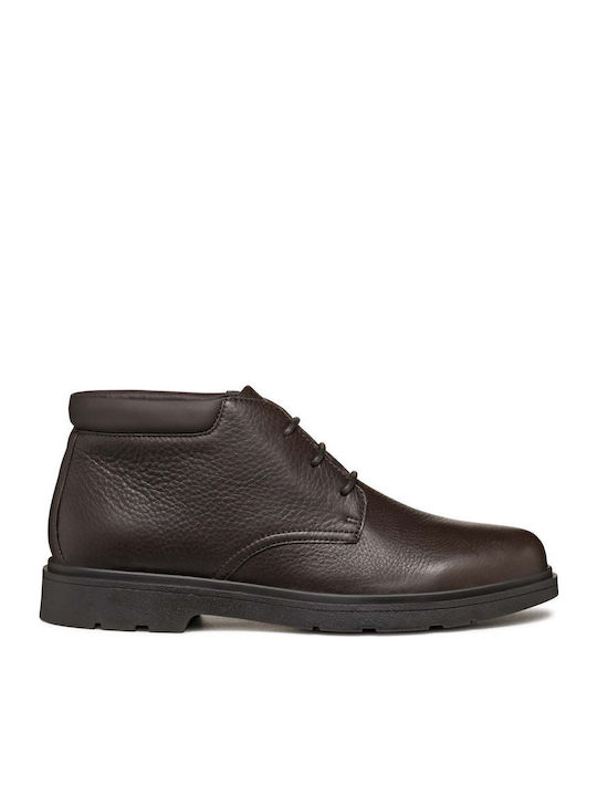 Geox U Spherica Ec1 B Leather Men's Boots Coffee