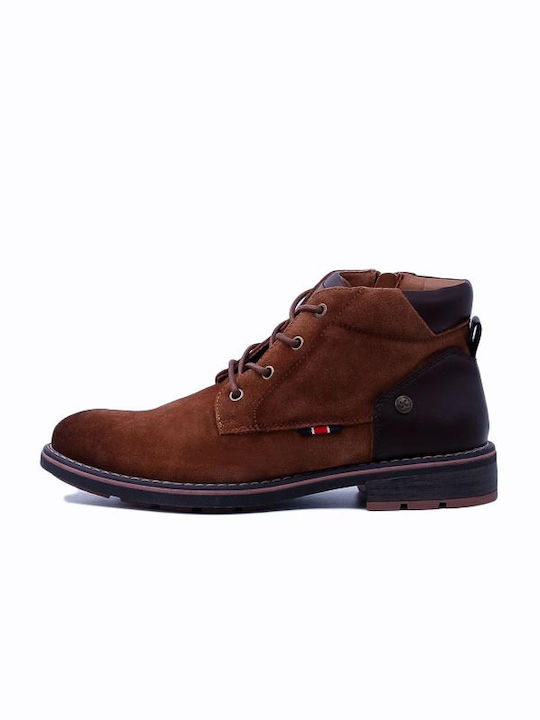 Xti Leather Tabac Brown Men's Boots