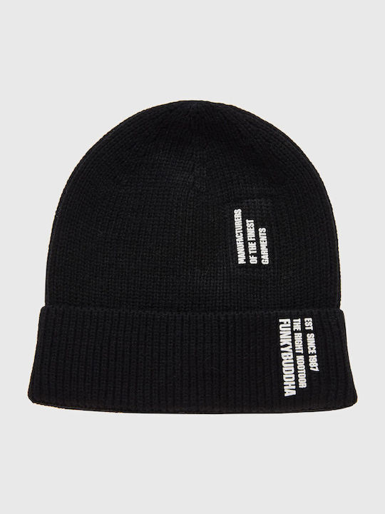 Beanie Beanie Knitted in Black color