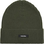 Calvin Klein Beanie Unisex Σκούφος με Rib Πλέξη...
