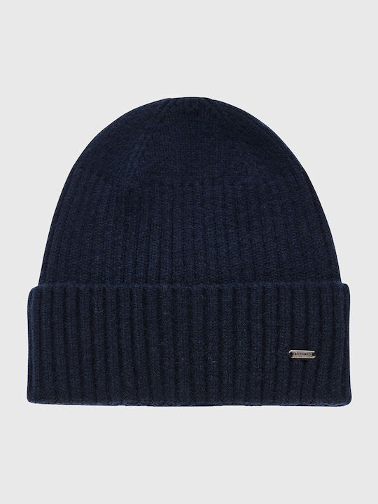 Beanie Ανδρικός Σκούφος Πλεκτός σε Navy Μπλε χρώμα