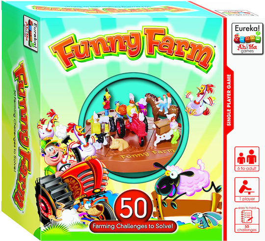 Επιτραπέζιο Παιχνίδι Funny Farm για 1 Παίκτη 6+ Ετών (EN) Eureka