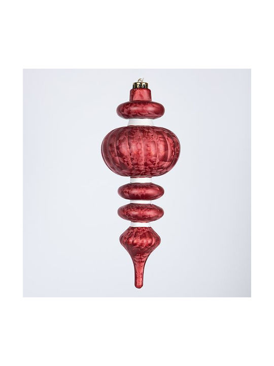 Ornament suspendat Glob Plastic Alb Set 5buc