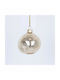 Hängendes Kugel Ornament Ornament Glas Transparent 8cm Set 4Stück