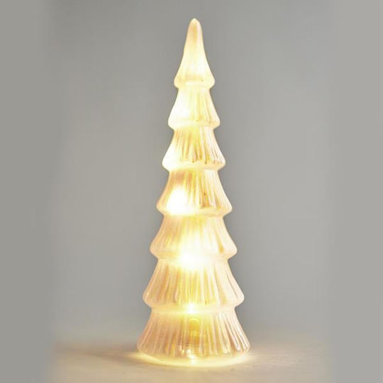 Beleuchtet Weihnachtsdekoration Baum 32cm Batterie Rosa