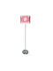 Oxygen Tree Base Floor Lamp H165xW1.65cm. with Socket for Bulb E27 Red