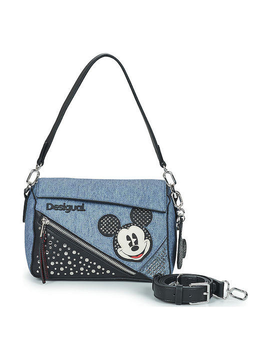 Mickey Damentasche Schultertasche Blau