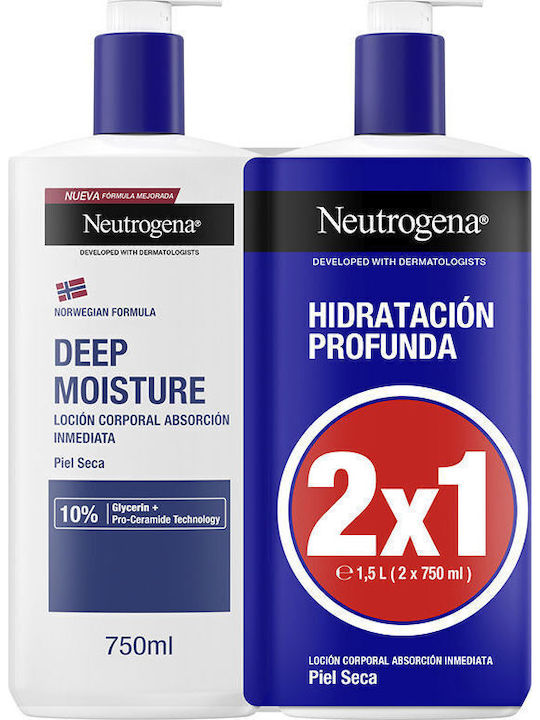 Neutrogena Deep Hydration Σετ Περιποίησης για Ενυδάτωση 2τμχ