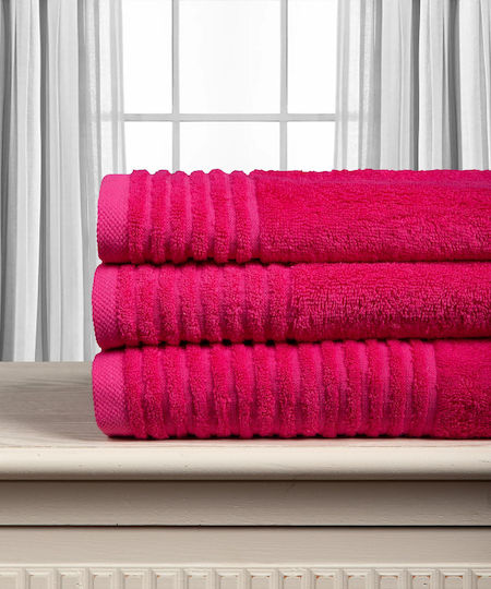 Silk Fashion Eratto 40x60cm Fuchsia Bath Towel Weight 600gsm