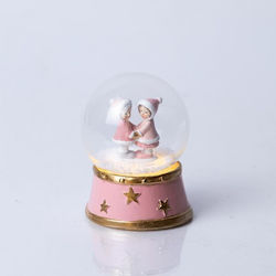 Snow Globe Kids Pink 7x9cm