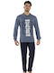 Odyssey Men's Winter Pajama Blouse Full Cotton