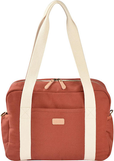 Beaba Wickeltasche-Wickeltasche Schulter/Hand Rot 36x16x26cm.