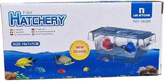 1mi Store Große Fischzuchtbox 26x20x10cm Transparent
