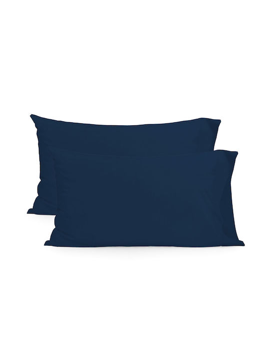 HappyFriday Kissenbezug-Set Navy Blue 50x75cm.