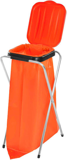 120l Trash Bag Holder Stand Medical Waste Red