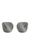 Bvlgari Damen Sonnenbrille mit Gold Metall Gestell und Gray Linse