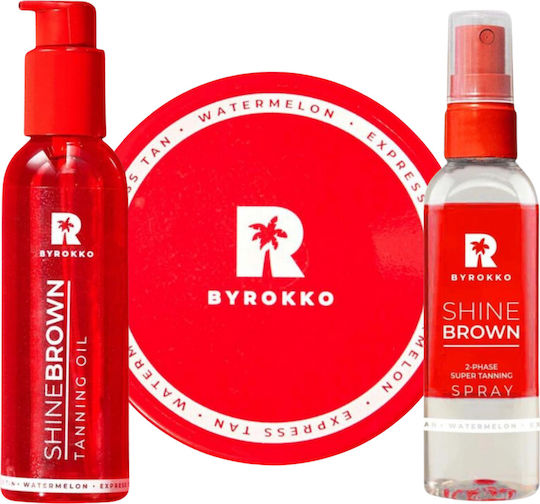Byrokko Watermelon Set 3 Watermelon Tanning Balms