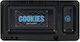 Cookies Rolltablett Kunststoff Schwarz 31x17cm