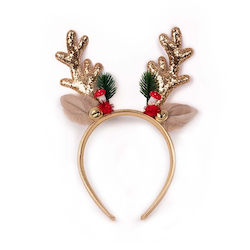 Rudolph Gold Headband