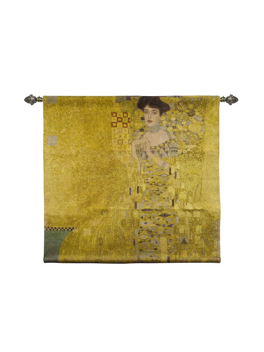 Signare Ταπισερί Τοίχου 100x100cm – Gustav Klimt Woman In Gold