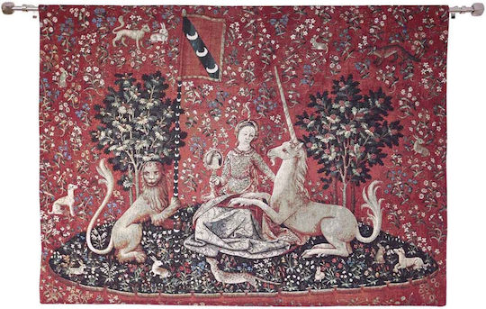 Signare Ταπισερί Τοίχου 138x102cm – Lady & Unicorn Sense Sight