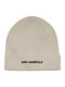 Beanie Masculin Căciulă Tricotat în culoarea Alb