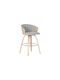 Stool Bar Wooden Grey 86x58x56cm