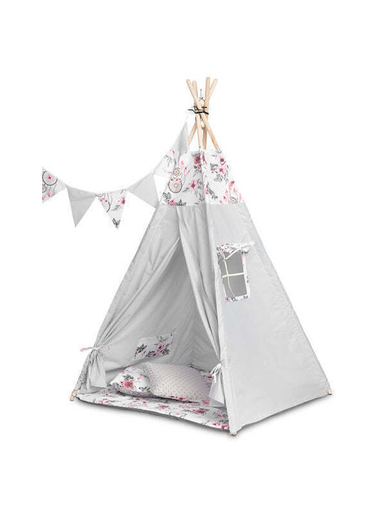 Caretero Kids Indian Teepee Play Tent Pink