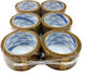 PP-Klebeband Acrylatkleber Größe 48 x 45y Farbe Braun Packung 6