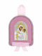 Prince Silvero Saint Icon Kids Talisman with the Virgin Mary made of Silver MA-D1109O-R
