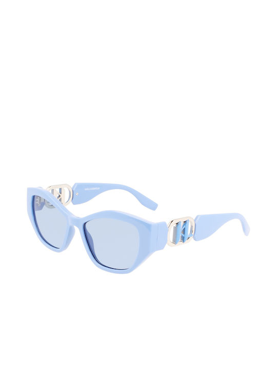 Karl Lagerfeld Women's Sunglasses with Blue Pla...
