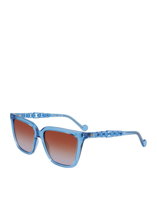 Liu Jo Women's Sunglasses with Blue Plastic Fra...