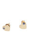 Prince Silvero Earrings made of Silver Gold Plated with Stones