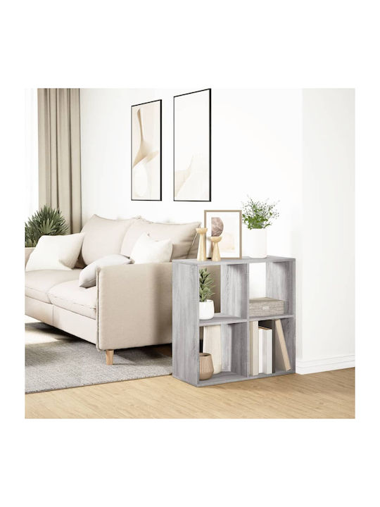 Grey Bookcase 69.5x29x69.5 cm