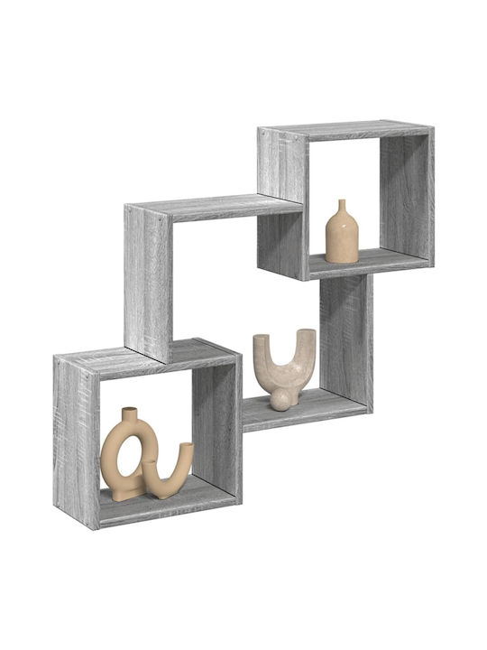 Shelf Wall Grey Sonoma 78x18x71cm