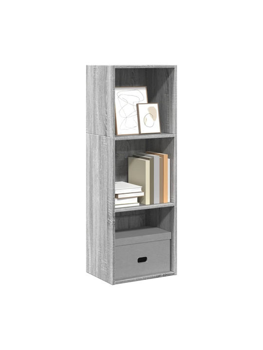 Bookcase Grey Sonoma 40x30x114cm