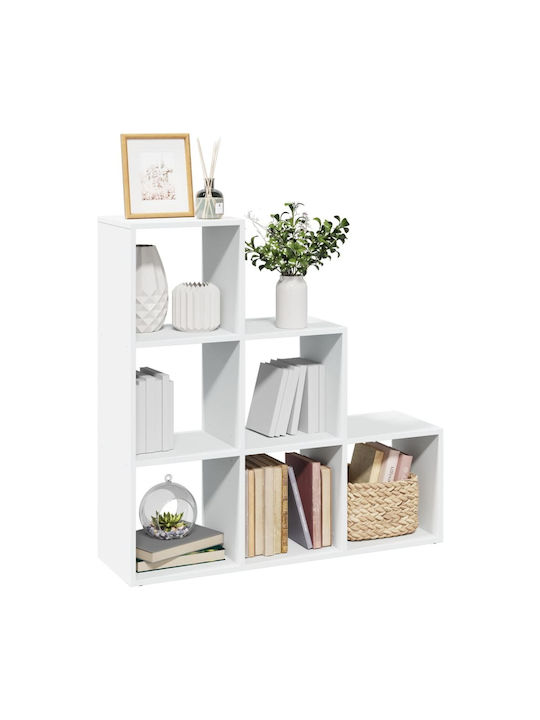 Bookcase White 99x29x99cm