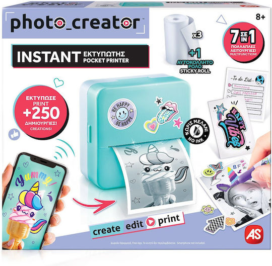 AS Photo Creator Zink Εκτυπωτής για Φωτογραφίες