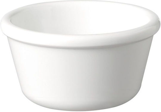 APS Dip-Schüssel Rund aus Melamin Weiß mit Durchmesser 6cm