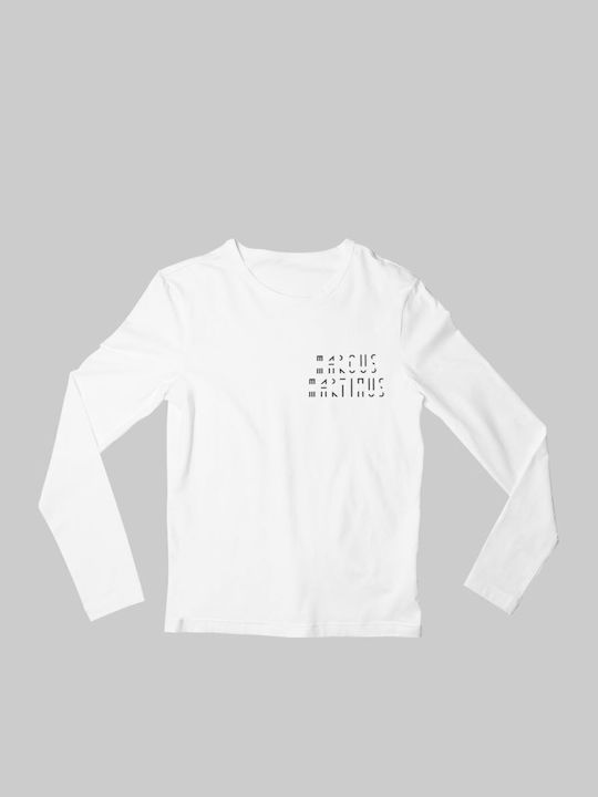 Παιδική Μπλούζα Μακρυμάνικη White Marcus & Martinus