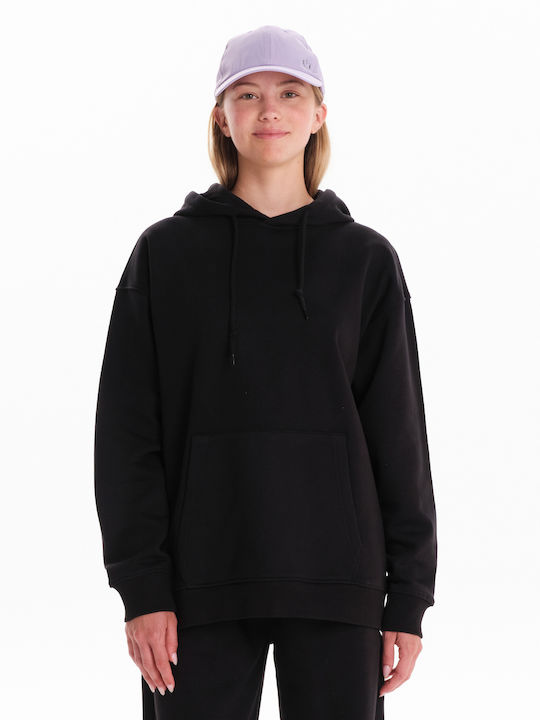 Emerson Women's Sweatshirt Hooded Black
