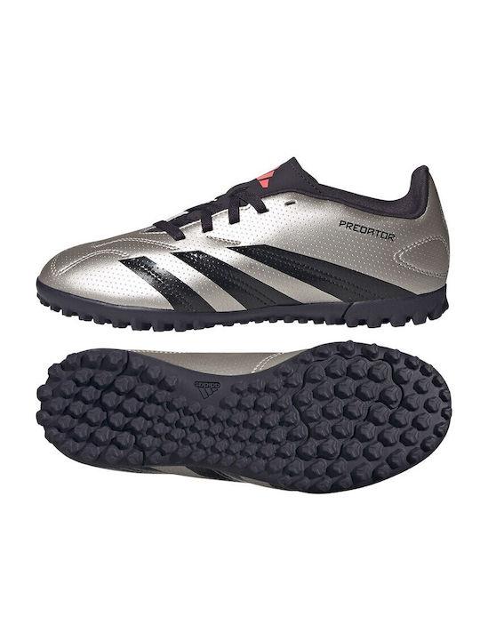 adidas Predator Club Kids Turf Soccer Shoes Silver